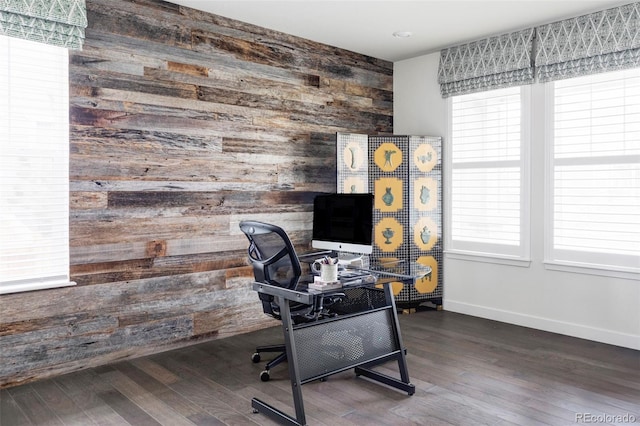 500 176th Ave, Broomfield, CO 80023 - office space featuring wood walls, plenty of natural light, and wood finished floors