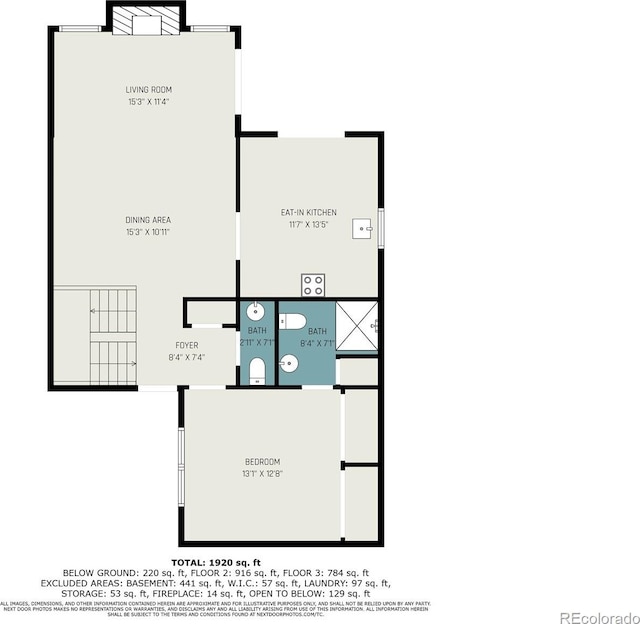 14204 E Baltic Cir, Aurora, CO 80014 - plan