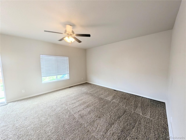 7958 Lightwood Way, Colorado Springs, CO 80908 - carpeted empty room featuring baseboards and ceiling fan