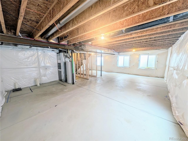 7958 Lightwood Way, Colorado Springs, CO 80908 - below grade area featuring gas water heater