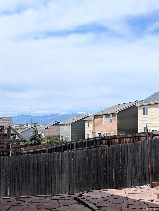 7958 Lightwood Way, Colorado Springs, CO 80908 - view of yard featuring a residential view and a mountain view