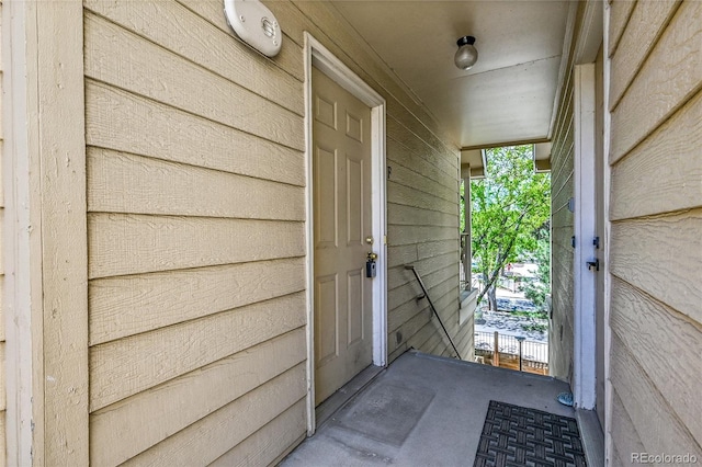 view of property entrance