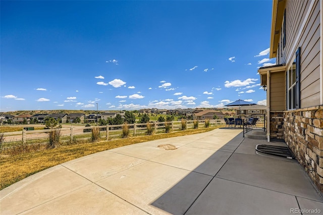5841 Echo Park Cir, Castle Rock, CO 80104 - view of patio with a residential view