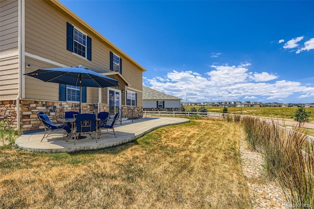 5841 Echo Park Cir, Castle Rock, CO 80104 - view of yard featuring a patio
