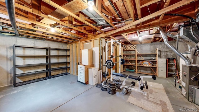 4160 Converse Rd, Bennett, CO 80102 - view of unfinished below grade area
