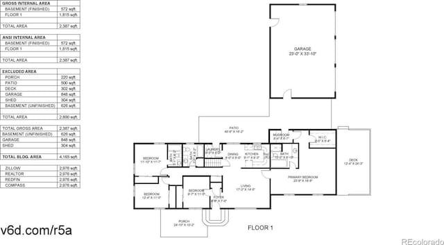 4160 Converse Rd, Bennett, CO 80102 - view of room layout