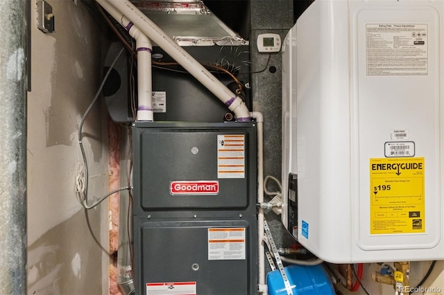 8612 W 69th Pl, Arvada, CO 80004 - utilities featuring tankless water heater and heating unit