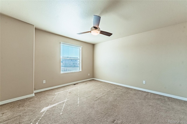2459 Delicato Ct, Colorado Springs, CO 80921 - unfurnished room featuring carpet flooring, ceiling fan, and baseboards