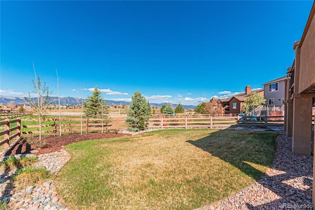 2459 Delicato Ct, Colorado Springs, CO 80921 - view of yard featuring a view of rural / pastoral area and a mountain view