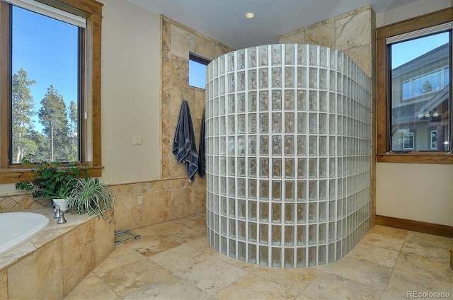 room details with walk in shower