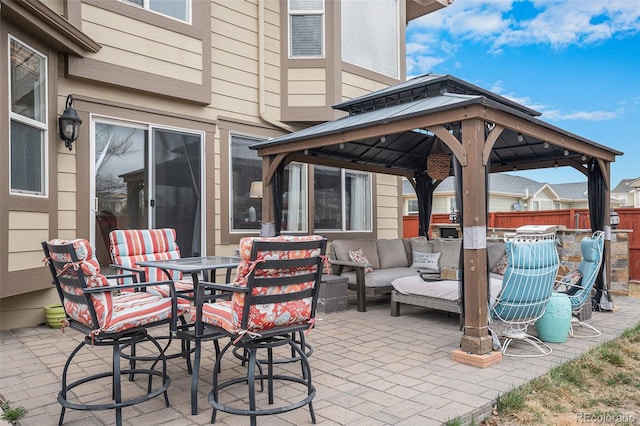 15776 E 107th Way, Commerce City, CO 80022 - view of patio featuring a gazebo and outdoor lounge area