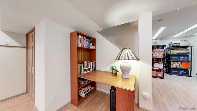 13307 Humboldt Dr, Thornton, CO 80241 - office featuring light wood-type flooring and a skylight