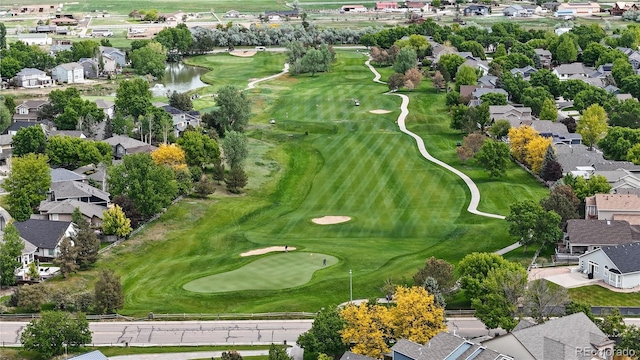 13307 Humboldt Dr, Thornton, CO 80241 - aerial view of residential area with a local golf course and a nearby body of water