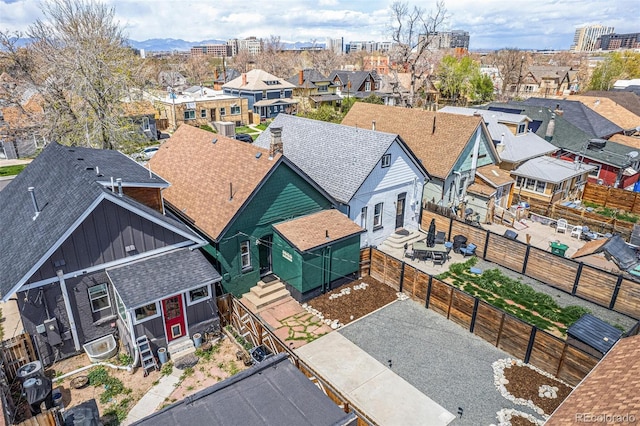 aerial perspective of suburban area