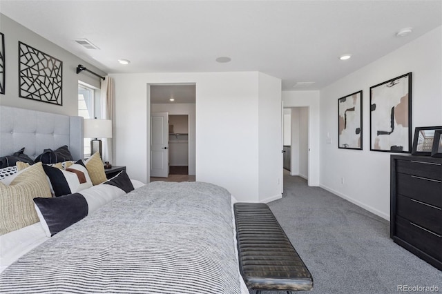 13326 Blue Amber Ct, Parker, CO 80134 - bedroom with carpet flooring, recessed lighting, and a walk in closet