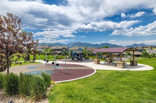 9406 Bross St, Arvada, CO 80007 - view of property's community featuring a yard, a mountain view, and a residential view