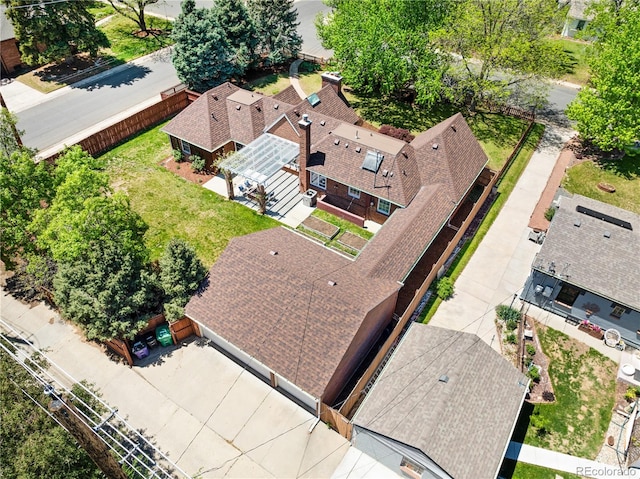 2500 Locust St, Denver, CO 80207 - aerial view of property and surrounding area
