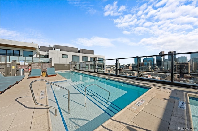 1750 Wewatta St Unit 1301, Denver, CO 80202 - community pool featuring a city view