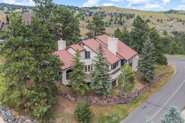 22454 Anasazi Way, Golden, CO 80401 - aerial view of property and surrounding area