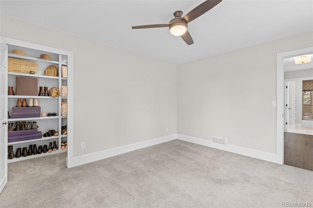 22454 Anasazi Way, Golden, CO 80401 - unfurnished bedroom with carpet floors and ceiling fan