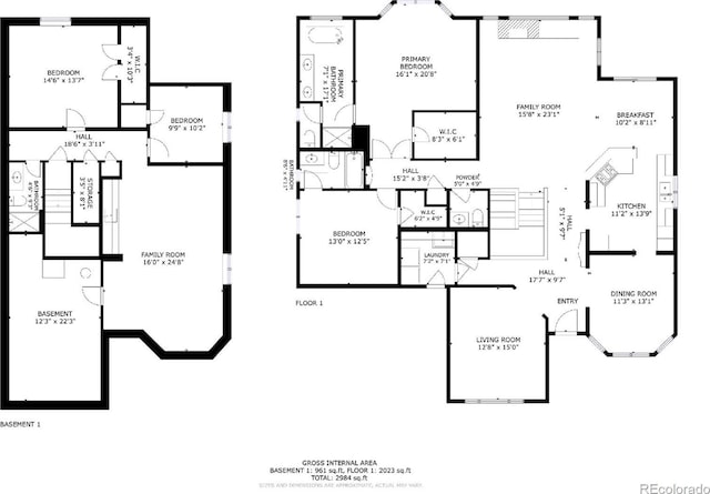 3802 Lee Cir, Wheat Ridge, CO 80033 - floor plan / room layout