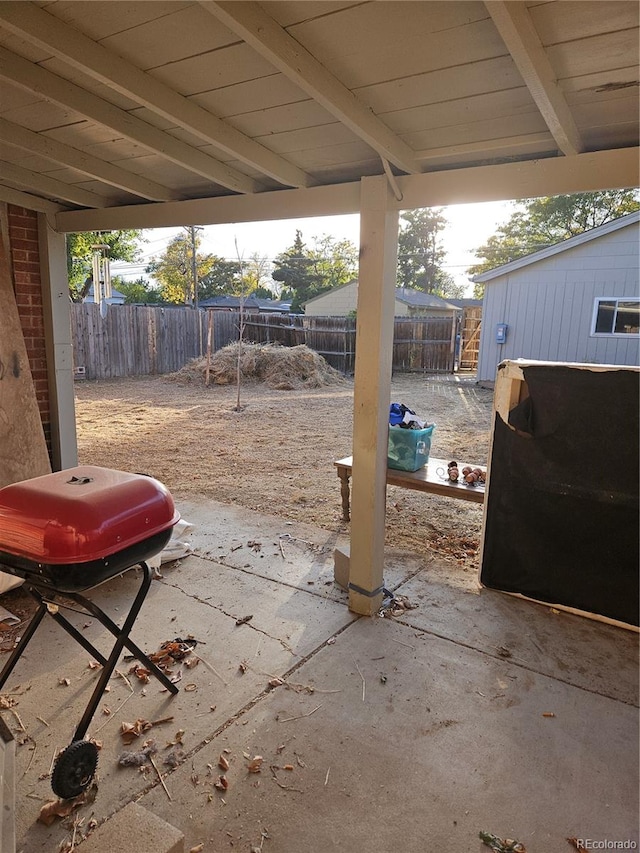 view of patio