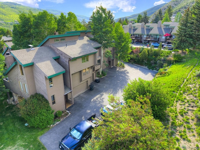 180 Nottingham Rd Unit C, Avon, CO 81620 - aerial perspective of suburban area featuring a mountainous background
