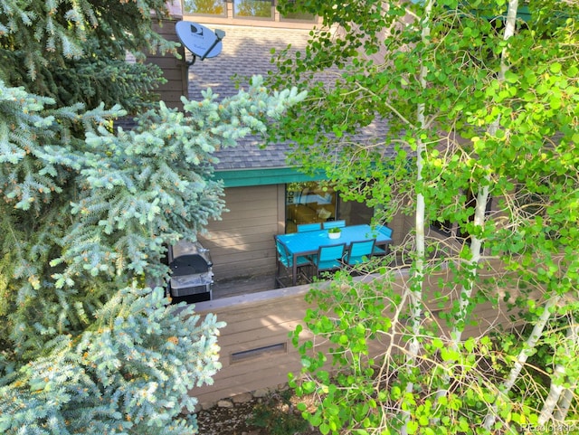 180 Nottingham Rd Unit C, Avon, CO 81620 - wooden deck with area for grilling