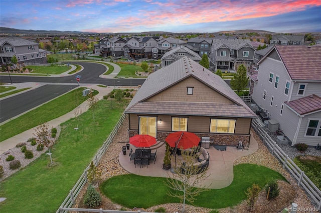 3480 Mount Powell Dr, Broomfield, CO 80023 - birds eye view of property with a residential view
