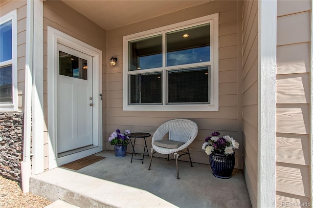 262 S 4th Ct, Deer Trail, CO 80105 - doorway to property featuring stone siding