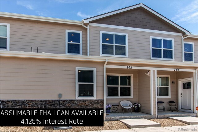 262 S 4th Ct, Deer Trail, CO 80105 - view of front of house featuring a porch