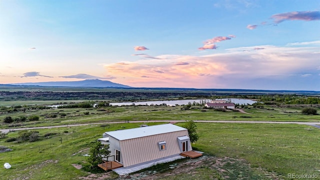 mountain view featuring a rural view