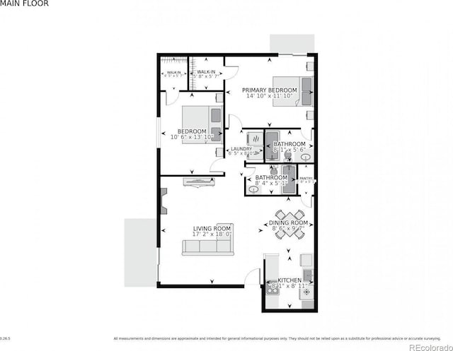 381 S Ames St Unit E305, Lakewood, CO 80226 - plan