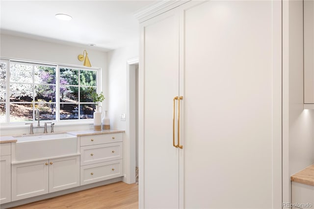 interior space featuring a sink