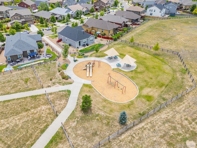 3535 Raintree Ln, Dacono, CO 80514 - aerial perspective of suburban area featuring a recreational park
