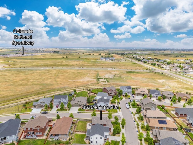 3535 Raintree Ln, Dacono, CO 80514 - aerial perspective of suburban area