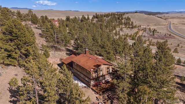 96 County Road 7, Fairplay, CO 80440 - aerial view featuring a mountain view