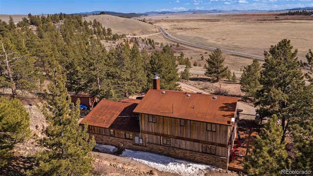 96 County Road 7, Fairplay, CO 80440 - aerial view with a mountain view