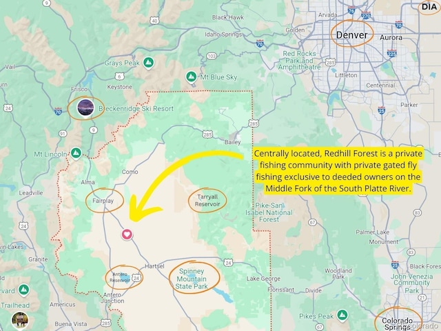 96 County Road 7, Fairplay, CO 80440 - map location