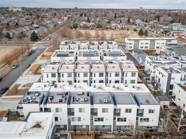 bird's eye view featuring a residential view