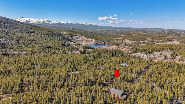 398 Mountain View Dr, Black Hawk, CO 80422 - bird's eye view of a forest and a mountainous background
