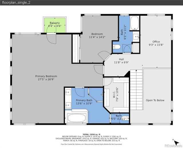398 Mountain View Dr, Black Hawk, CO 80422 - property floor plan