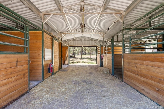 view of stable