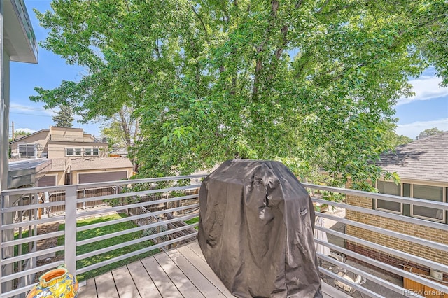 3850 Vallejo St, Denver, CO 80211 - deck with area for grilling