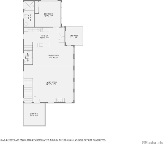 3850 Vallejo St, Denver, CO 80211 - floor plan / room layout