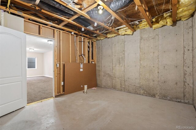 1510 York Rd Unit 100, Colorado Springs, CO 80918 - view of unfinished below grade area