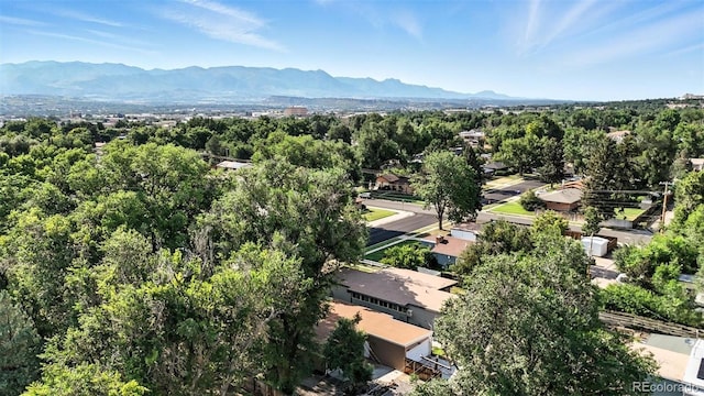 2829 Illinois Ave, Colorado Springs, CO 80907 - drone / aerial view of mountains