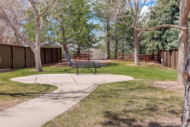 10059 Granite Hill Dr, Parker, CO 80134 - view of yard with fence