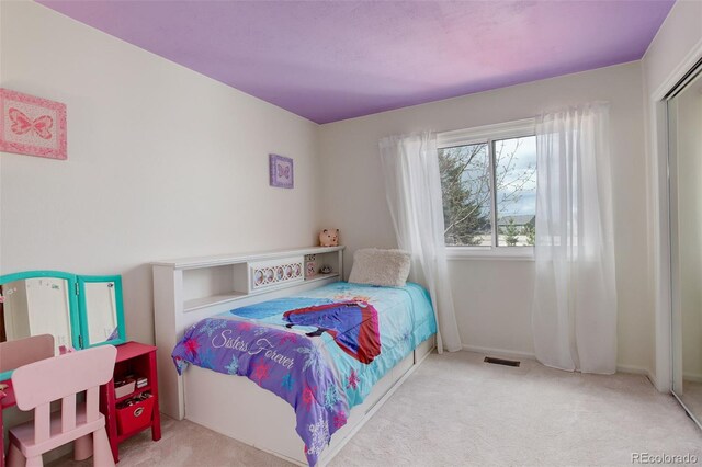 10059 Granite Hill Dr, Parker, CO 80134 - bedroom with baseboards, carpet flooring, and visible vents