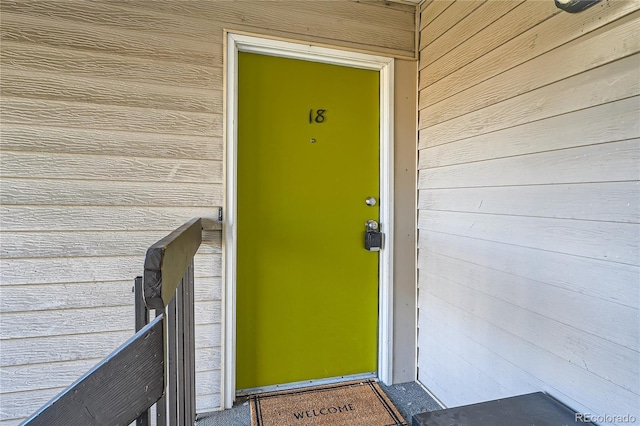 view of property entrance